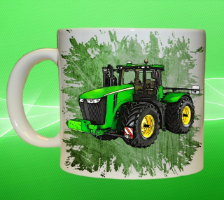 hrnek s traktorem John Deere 9560R II