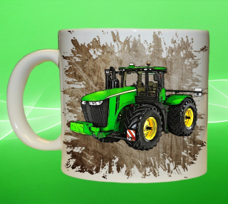 hrnek s traktorem John Deere 9560R III