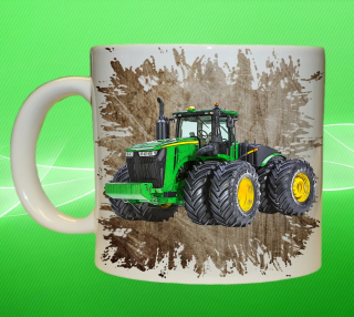 hrnek s traktorem John Deere 9620R I