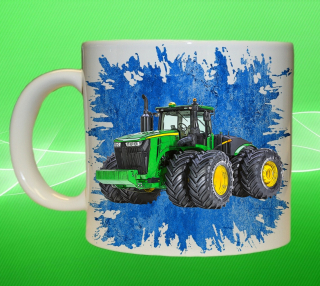 hrnek s traktorem John Deere 9620R III