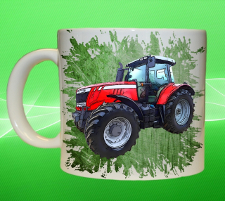 hrnek s traktorem Massey Ferguson  7718 I