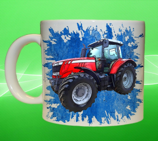 hrnek s traktorem Massey Ferguson  7718 II