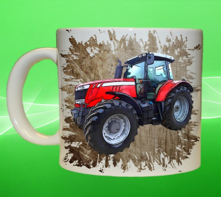 hrnek s traktorem Massey Ferguson  7718 III