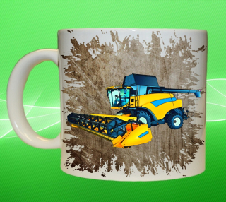 hrnek s kombajnem New Holland CR9090 I