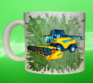 hrnek s kombajnem New Holland CR9090 II