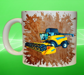 hrnek s kombajnem New Holland CR9090 III