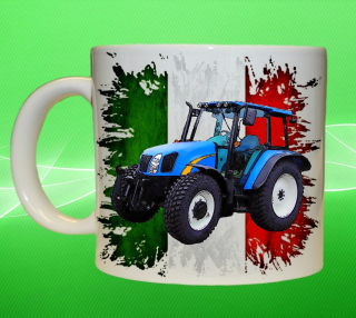 hrnek s traktorem New Holland T5050