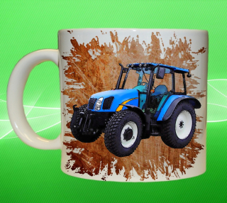 hrnek s traktorem New Holland T5050 III