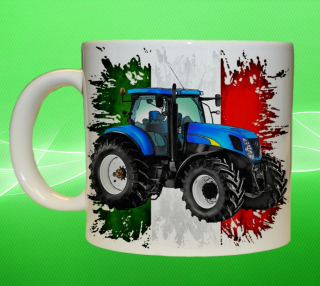 hrnek s traktorem New Holland T7070