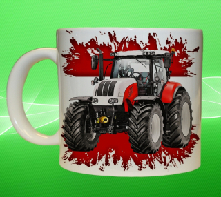 hrnek s traktorem Steyr cvt 6240