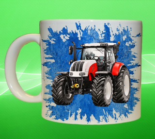 hrnek s traktorem Steyr cvt 6240 III