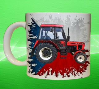 hrnek s traktorem ZETOR 7011