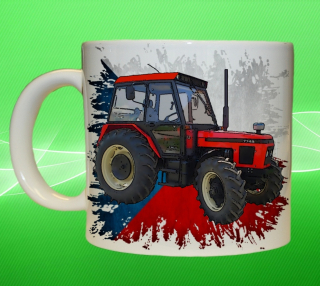 hrnek s traktorem ZETOR 7745