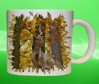 Moon River Lovu zdar jelen hrnek pro myslivce 