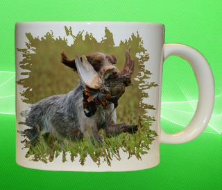 Moon River Lovu zdar pes s bažantem hrnek pro myslivce 