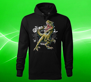 Moon River Dinosaurus mikina s kapucí černá 