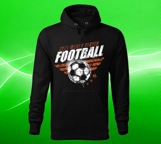 Moon River Fotbal mikina s kapucí černá 