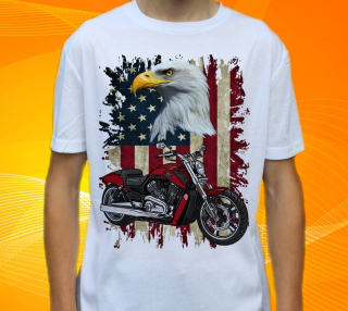 tričko s motorkou Harley Davidson III