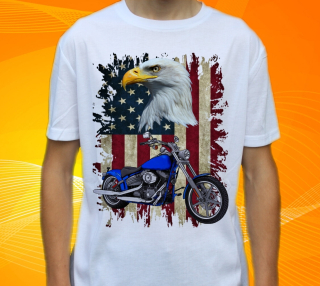 tričko s motorkou Harley Davidson V