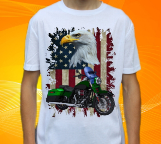 tričko s motorkou Harley Davidson VI