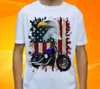 tričko s motorkou Harley Davidson VII