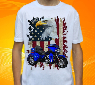 tričko s motorkou Harley Davidson VIII