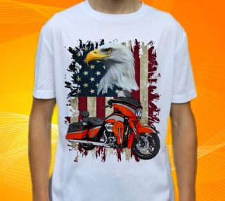 tričko s motorkou Harley Davidson IX