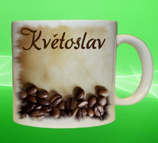 hrnek se jménem KVĚTOSLAV 75ml