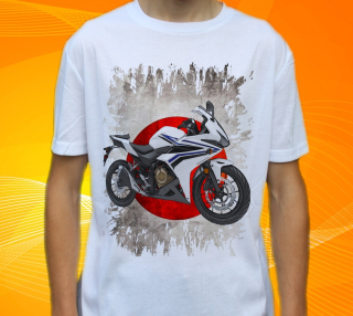 tričko HONDA CBR 500R WHITE