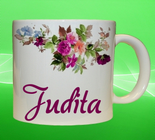 hrnek se jménem JUDITA