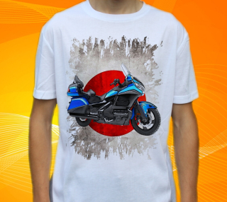 tričko HONDA Gold Wing blue  146