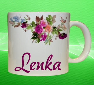 hrnek se jménem LENKA