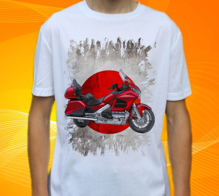 tričko HONDA Gold Wing RED  146