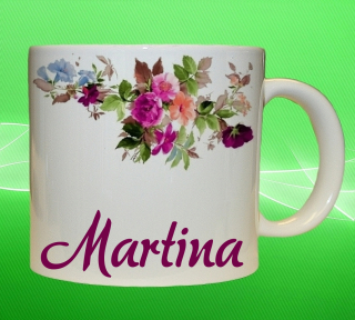 hrnek se jménem MARTINA