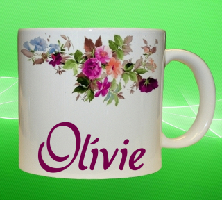 hrnek se jménem OLÍVIE