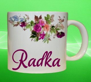 hrnek se jménem RADKA