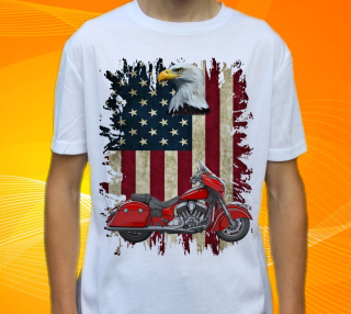 tričko s motorkou  Indian 146