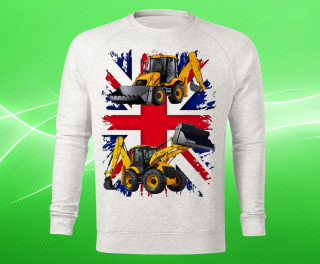 mikina s potiskem JCB  4CX I