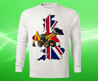 mikina s potiskem JCB  4CX II