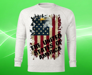 mikina s vlajkou USA