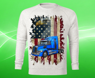 mikina s potiskem WESTERN STAR 5700XE