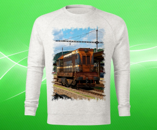 mikina s vlakem lokomotivou 721 004-0