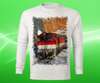 mikina s vlakem lokomotivou 754 032-1