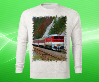 mikina s vlakem lokomotivou 757 004-7