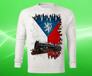 mikina s vlakem lokomotivou I