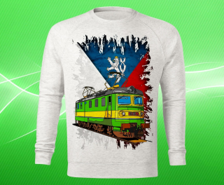 mikina s vlakem lokomotivou II