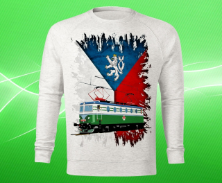 mikina s vlakem lokomotivou IV