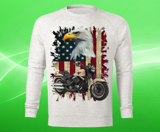 mikina s motorkou Harley Davidson 