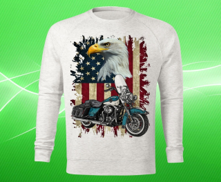 mikina s motorkou Harley Davidson I