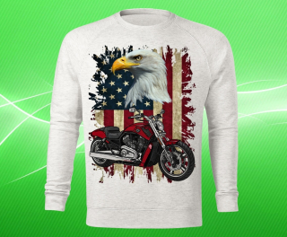 mikina s motorkou Harley Davidson II